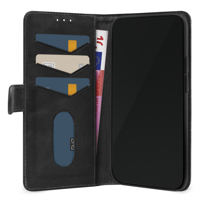 Mobilize Leather Wallet Samsung Galaxy A55 5G A556B schwarz