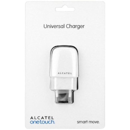 Alcatel Ladegerät UC12EU Micro-USB mit Kabel weiß
