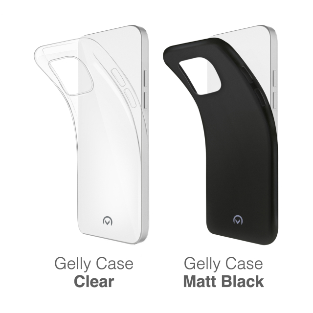 Mobilize Rubber Gelly Case Apple iPhone X Xs Matt schwarz