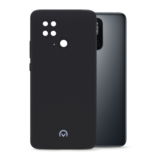Mobilize Rubber Gelly Case Xiaomi Redmi 10C Matt schwarz