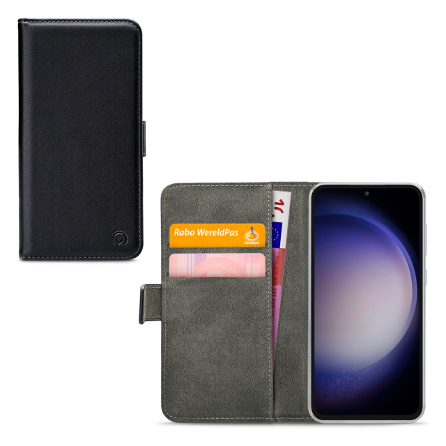 Mobilize Classic Gelly Wallet Book Case Samsung Galaxy S23 FE 5G S711B schwarz