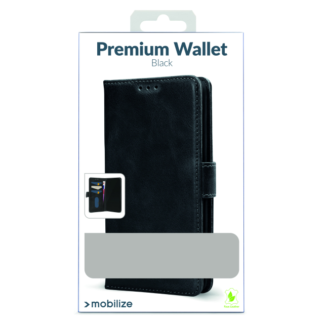 Mobilize Premium Gelly Wallet Book Case Samsung Galaxy A35 5G A356B schwarz
