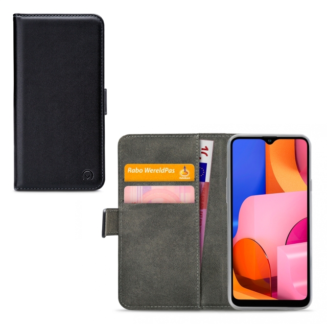 Mobilize Classic Gelly Wallet Book Case Samsung Galaxy A20s A207F schwarz