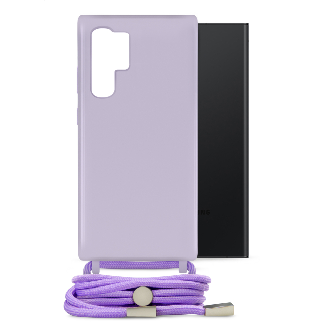 Mobilize Lanyard Gelly Case for Samsung Galaxy S23 Ultra S918B Pastel Purple