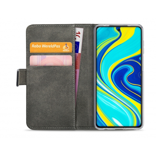 Mobilize Classic Gelly Wallet Book Case Xiaomi Redmi Note 9S Note 9 Pro schwarz