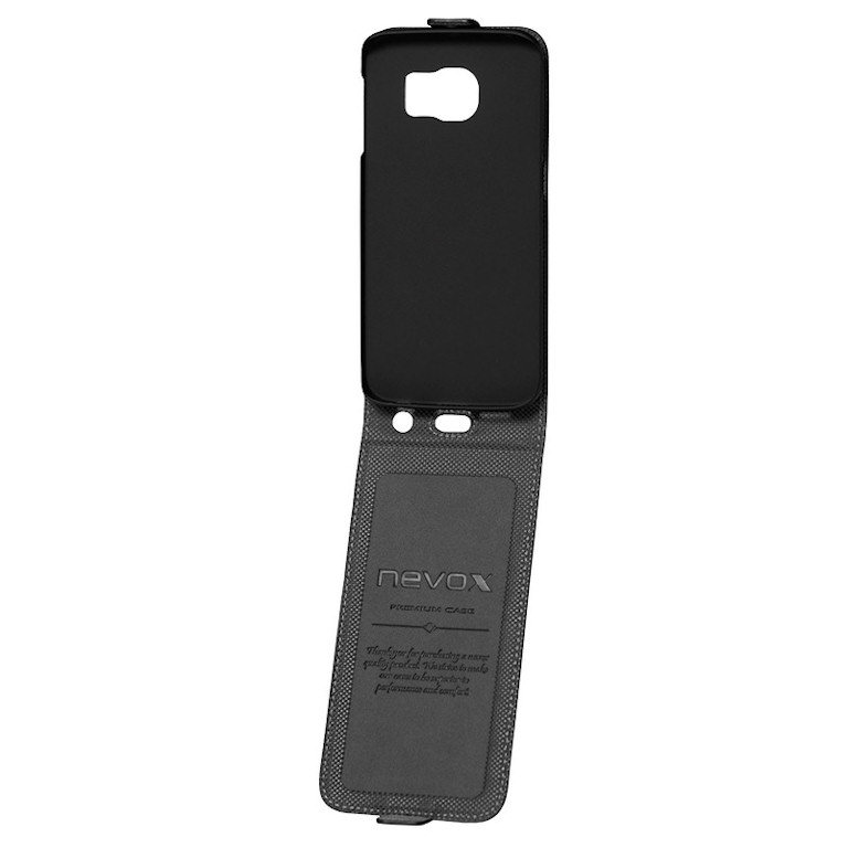 nevox RELINO Flip Tasche für Samsung Galaxy S6 edge G925F schwarz