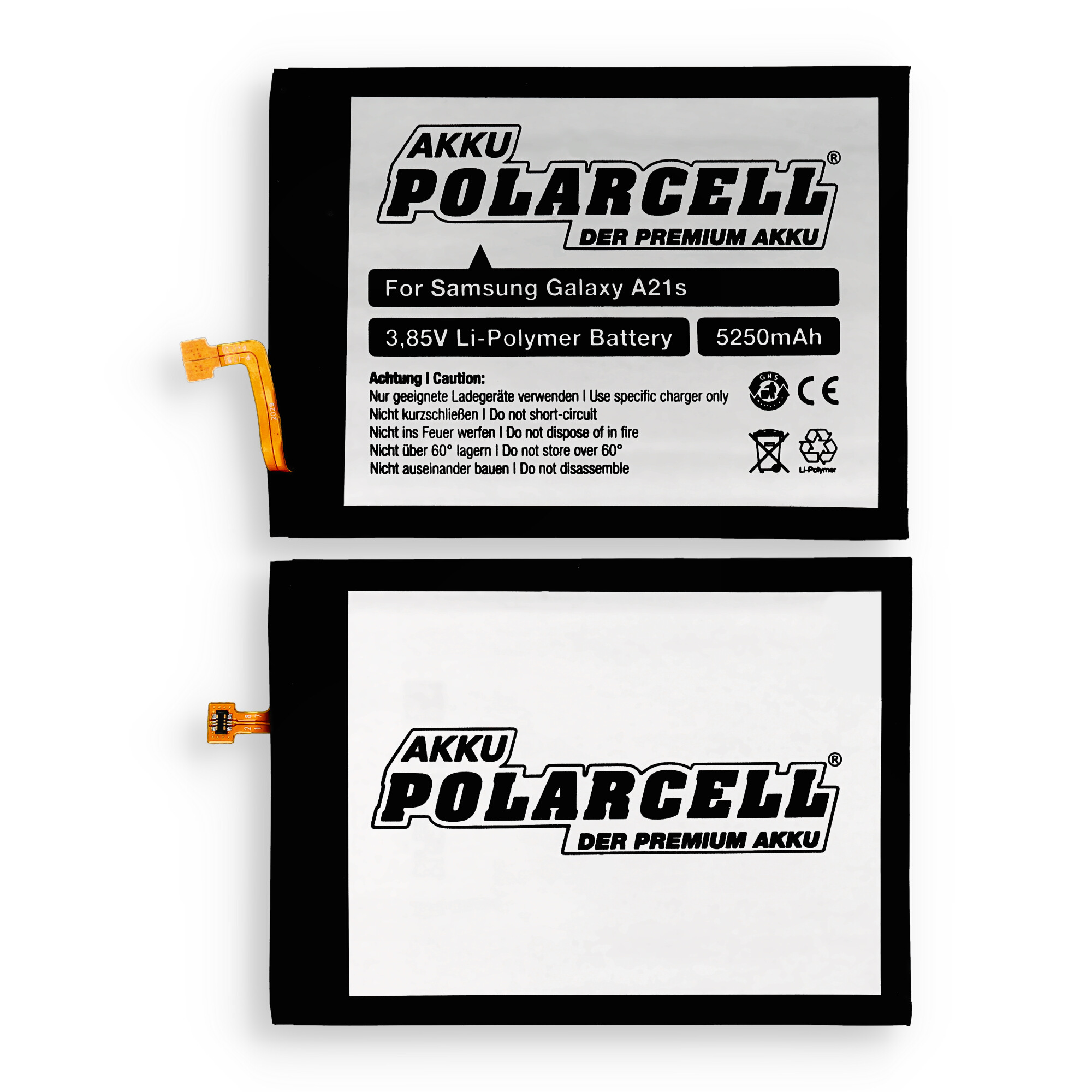 Akku Polarcell für Samsung EB-BA217ABY Galaxy A04s/ A12/ A12s/ A13 4G/ A21s/ M12