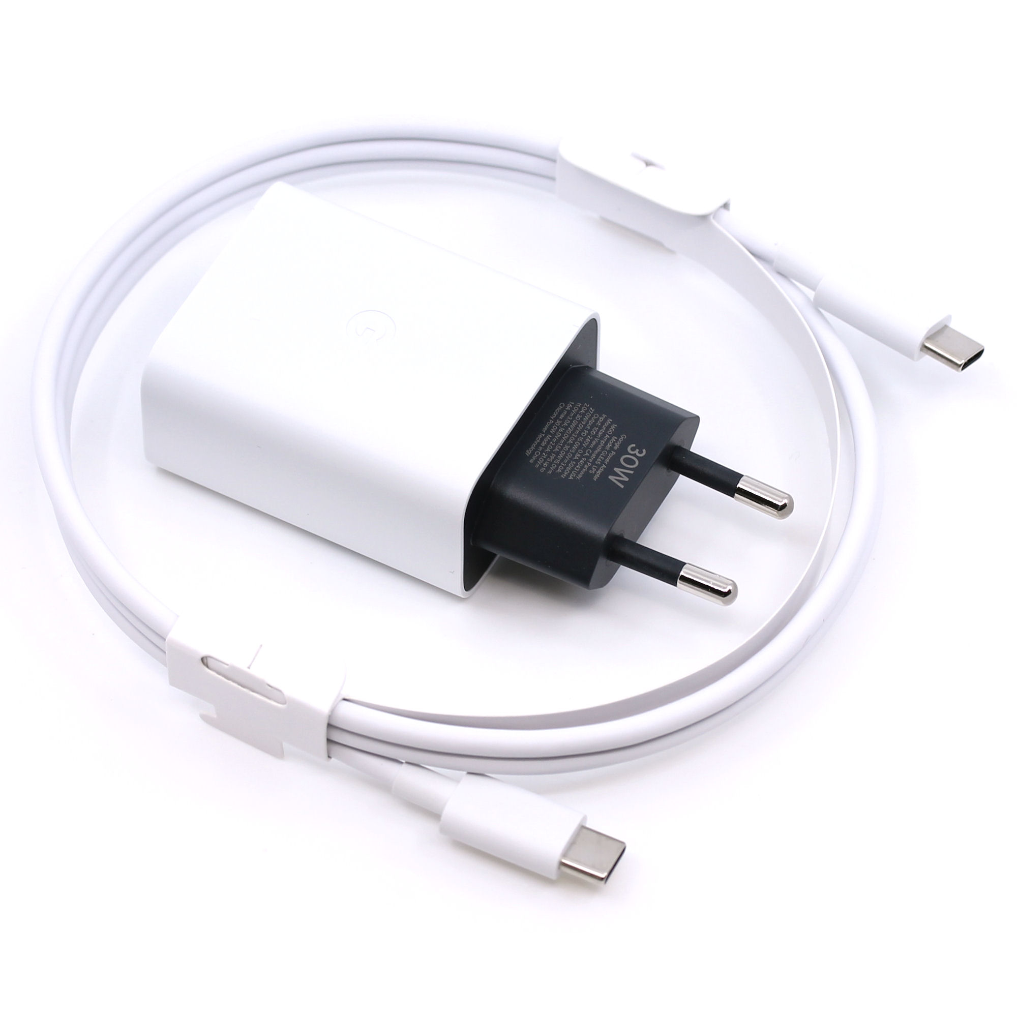 Google Ladegerät GA02275-EU 30W USB Typ-C mit Kabel weiß