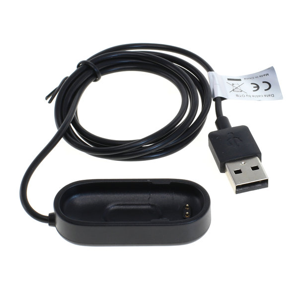 USB Ladekabel kompatibel zu Xiaomi Mi Band 4 schwarz