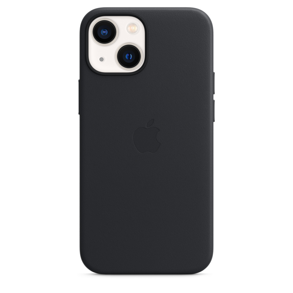 Apple iPhone 13 mini Leather Case mit MagSafe MM0M3ZM/A schwarz
