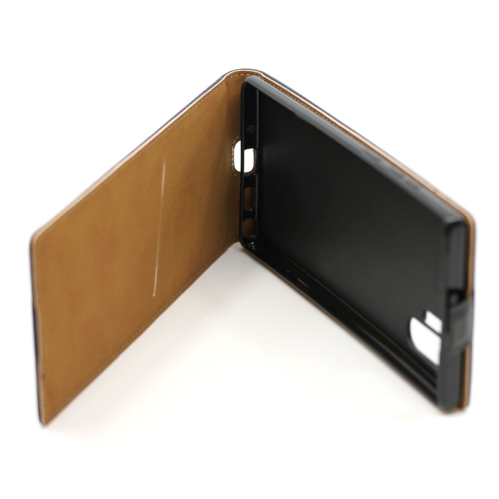 Kunstleder Flipcase Tasche Samsung Galaxy Note 10 Plus N975F schwarz