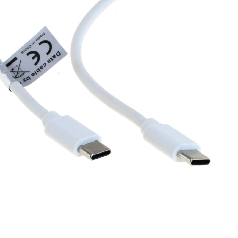 Datenkabel USB 2.0 Typ-C Stecker USB Typ-C Stecker 65W PD PPS 100 cm weiß