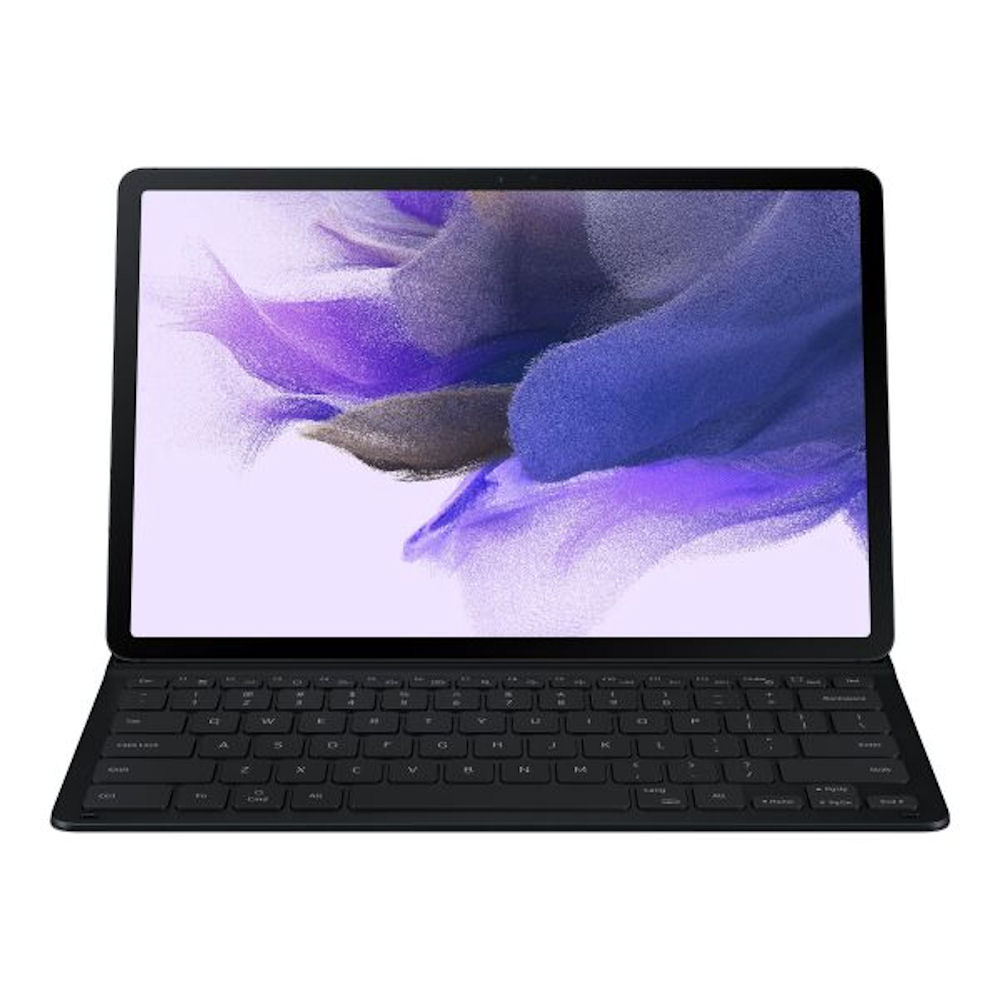 Book Cover Keyboard Samsung Tab S7 Plus T730 / S7 FE EF-DT730BB schwarz