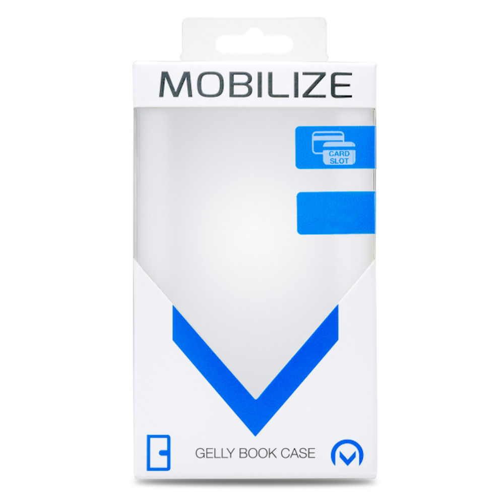Mobilize Classic Gelly Wallet Book Case Motorola One Vision schwarz