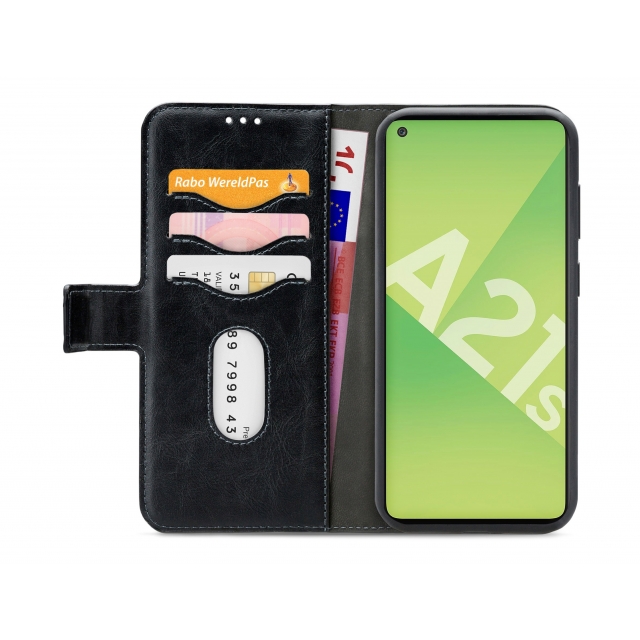 Mobilize 2in1 Gelly Wallet Case Samsung Galaxy A21s A217F schwarz