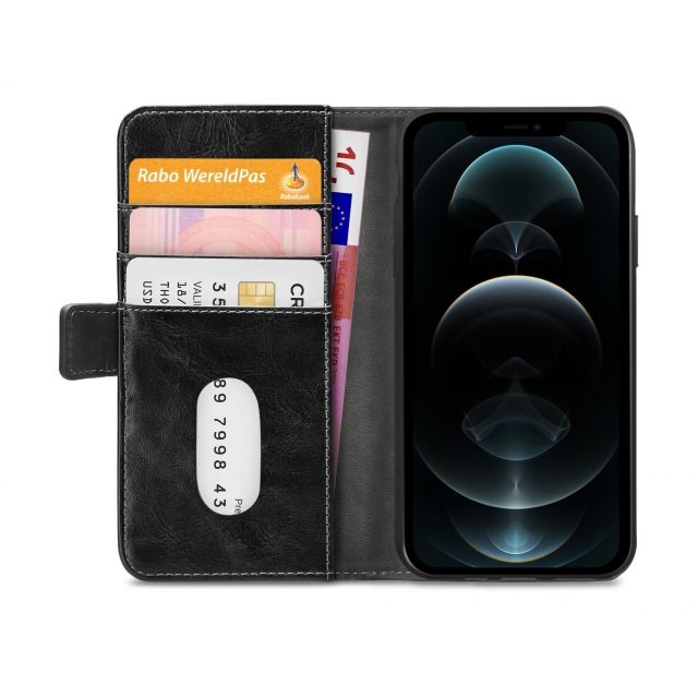 Mobilize Elite Gelly Wallet Book Case Apple iPhone 12 Pro Max schwarz
