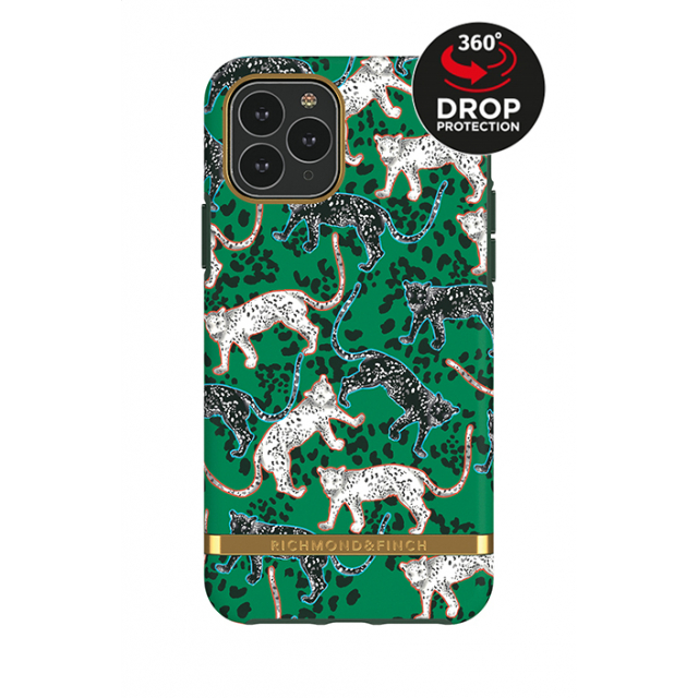 Richmond & Finch Freedom Series Apple iPhone 11 Pro Green Leopard/Gold