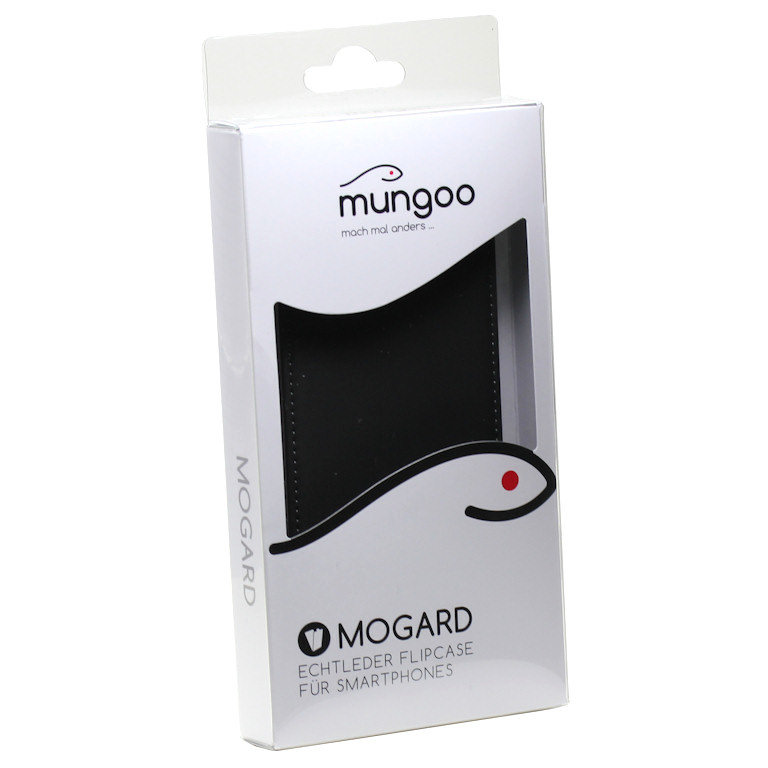 mungoo MOGARD Flipcase Tasche HTC One (M8) schwarz