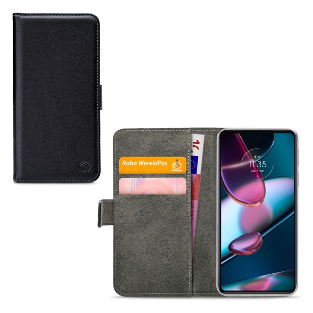 Mobilize Classic Gelly Wallet Book Case Motorola Edge 30 Pro/X30 schwarz