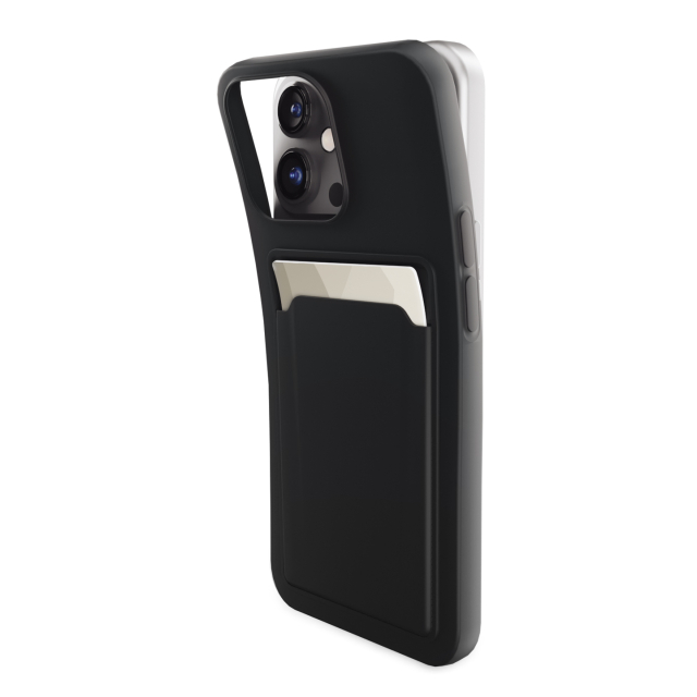 Mobilize Rubber Gelly Card Case Samsung Galaxy A35 5G A356B Matt schwarz