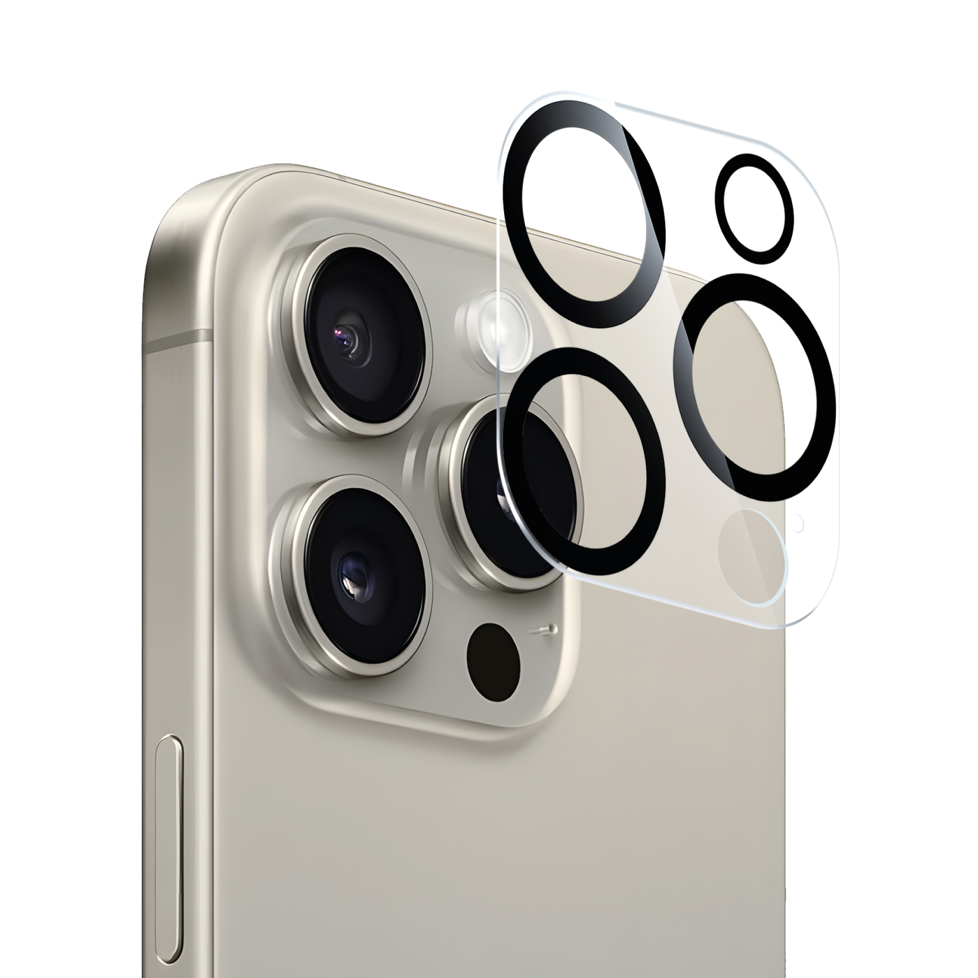 nevox NEVOGLASS 3D Kameraschutzglas iPhone 15 / 15 Plus