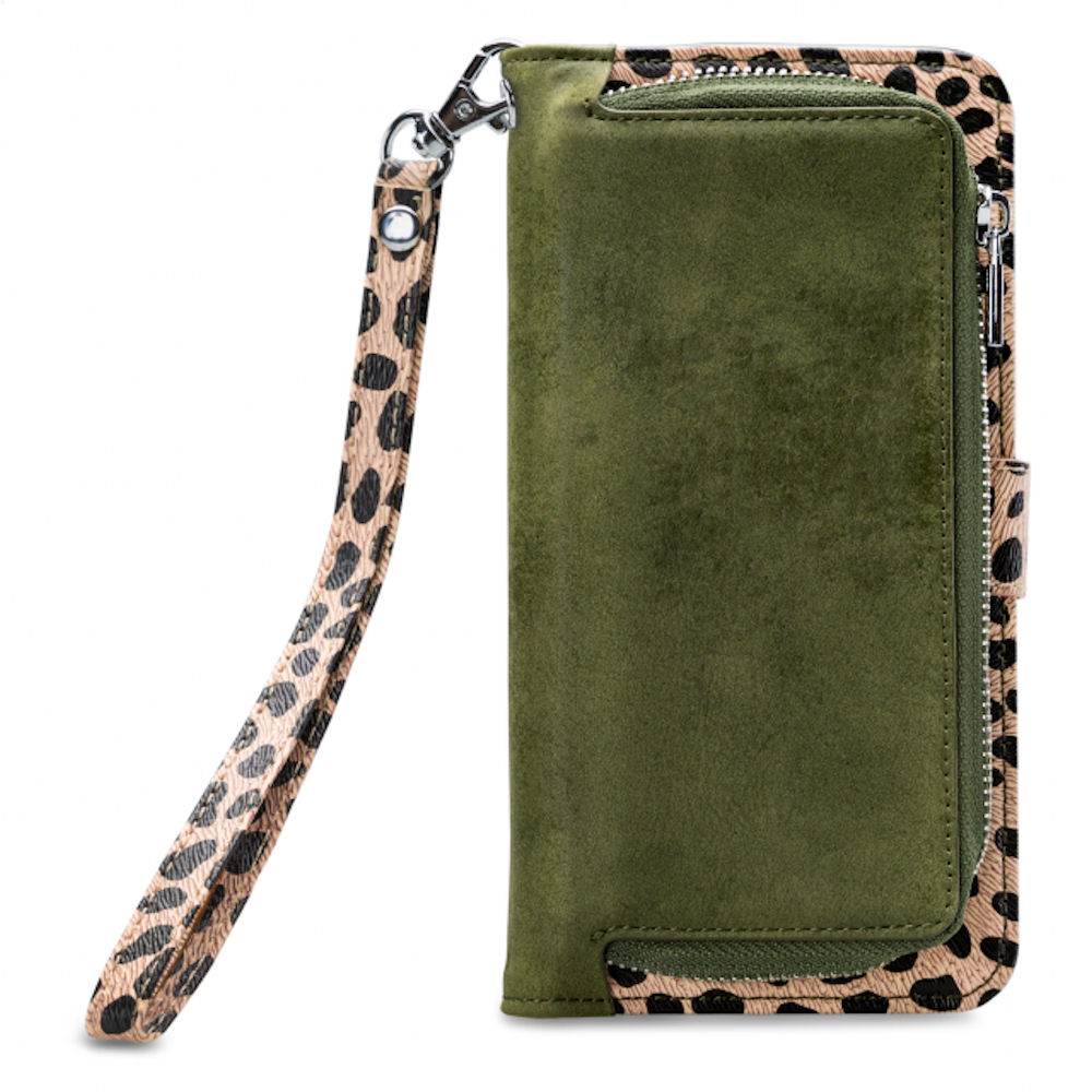 Mobilize 2in1 Gelly Wallet Zipper Case Samsung Galaxy J6 2018 J600F Olive/Leopard