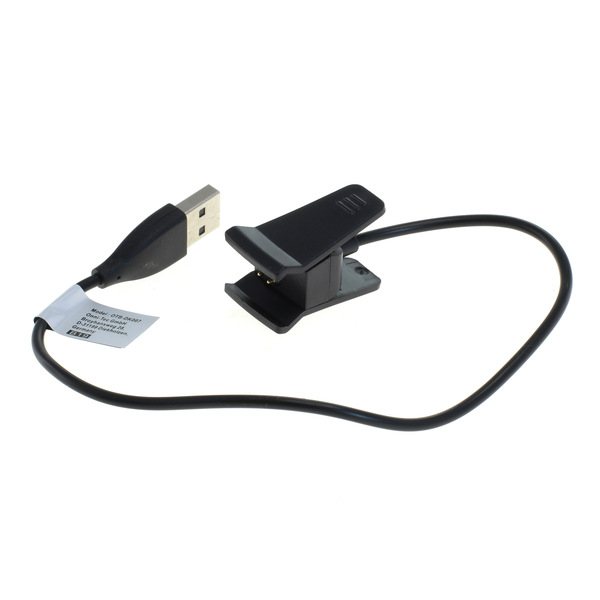 USB Ladekabel kompatibel zu Fitbit Ace schwarz