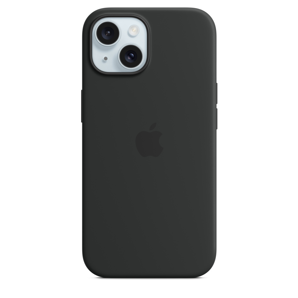 Apple iPhone 15 Silicone Case mit MagSafe MT0J3ZM/A schwarz