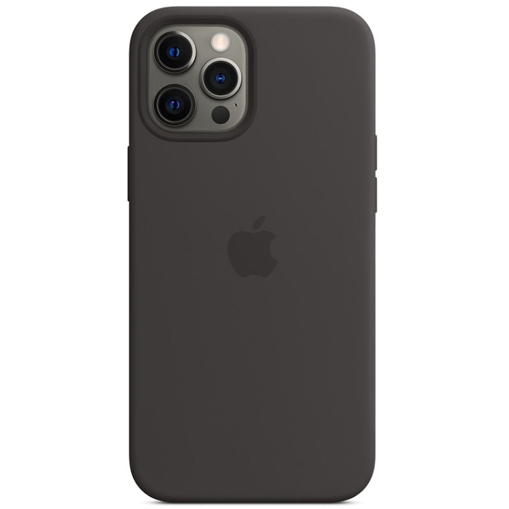 Apple iPhone 12 Pro Max Silicone Case mit MagSafe MHLG3ZM/A schwarz