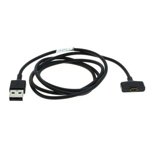 USB Ladekabel kompatibel zu Fitbit Ionic schwarz