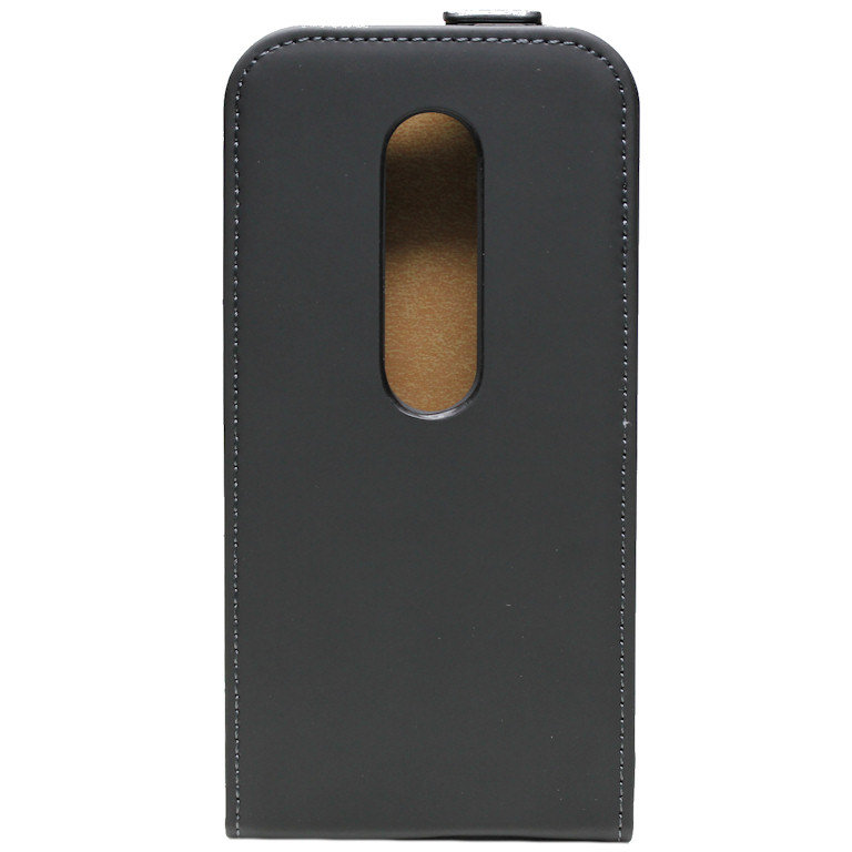 Premium Flipcase Tasche Motorola Moto G 3rd Gen schwarz