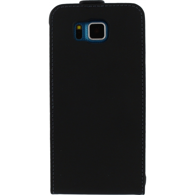 Mobilize Ultra Slim Flip Case Samsung Galaxy Alpha schwarz G850F