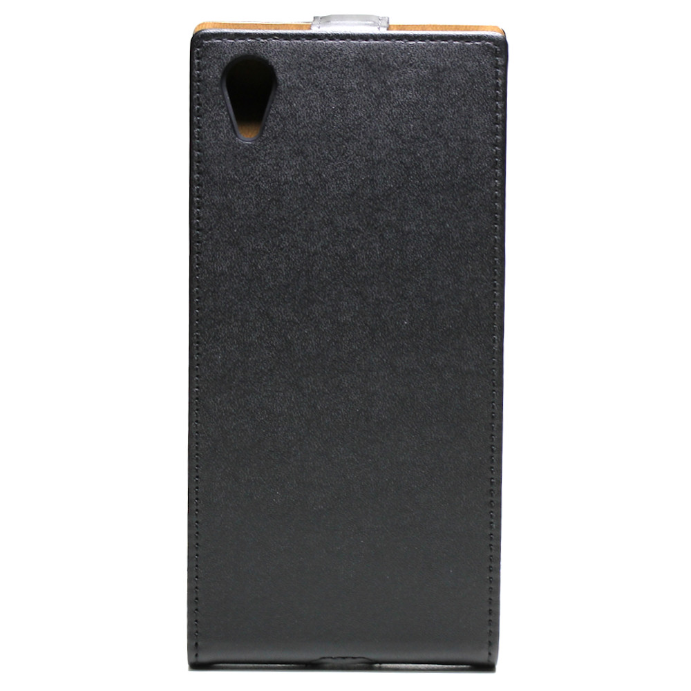 Kunstleder Flipcase Tasche Sony Xperia XA1 Plus schwarz