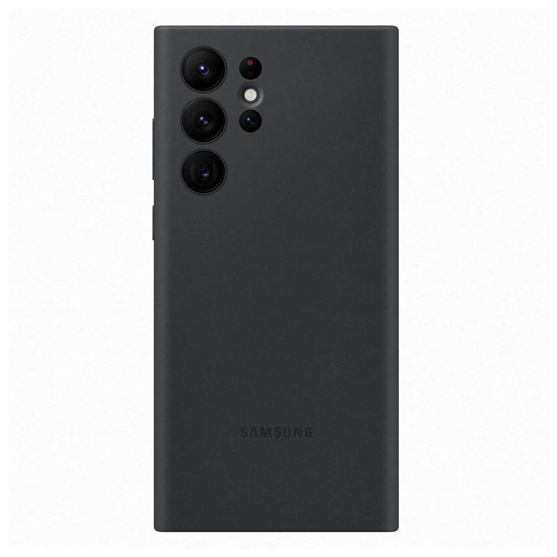 Silikon Cover Samsung Galaxy S22 Ultra S908B EF-PS908TB schwarz