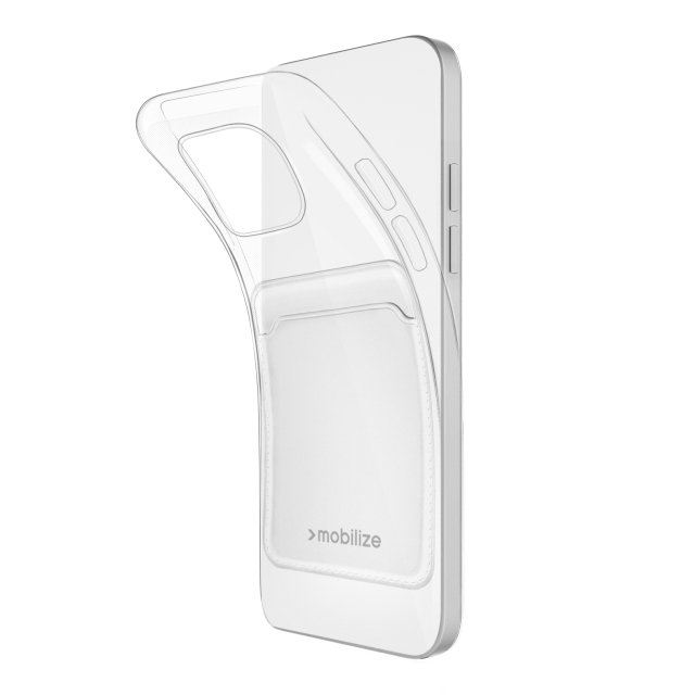 Mobilize Gelly Card Case Apple iPhone 15 Pro Clear