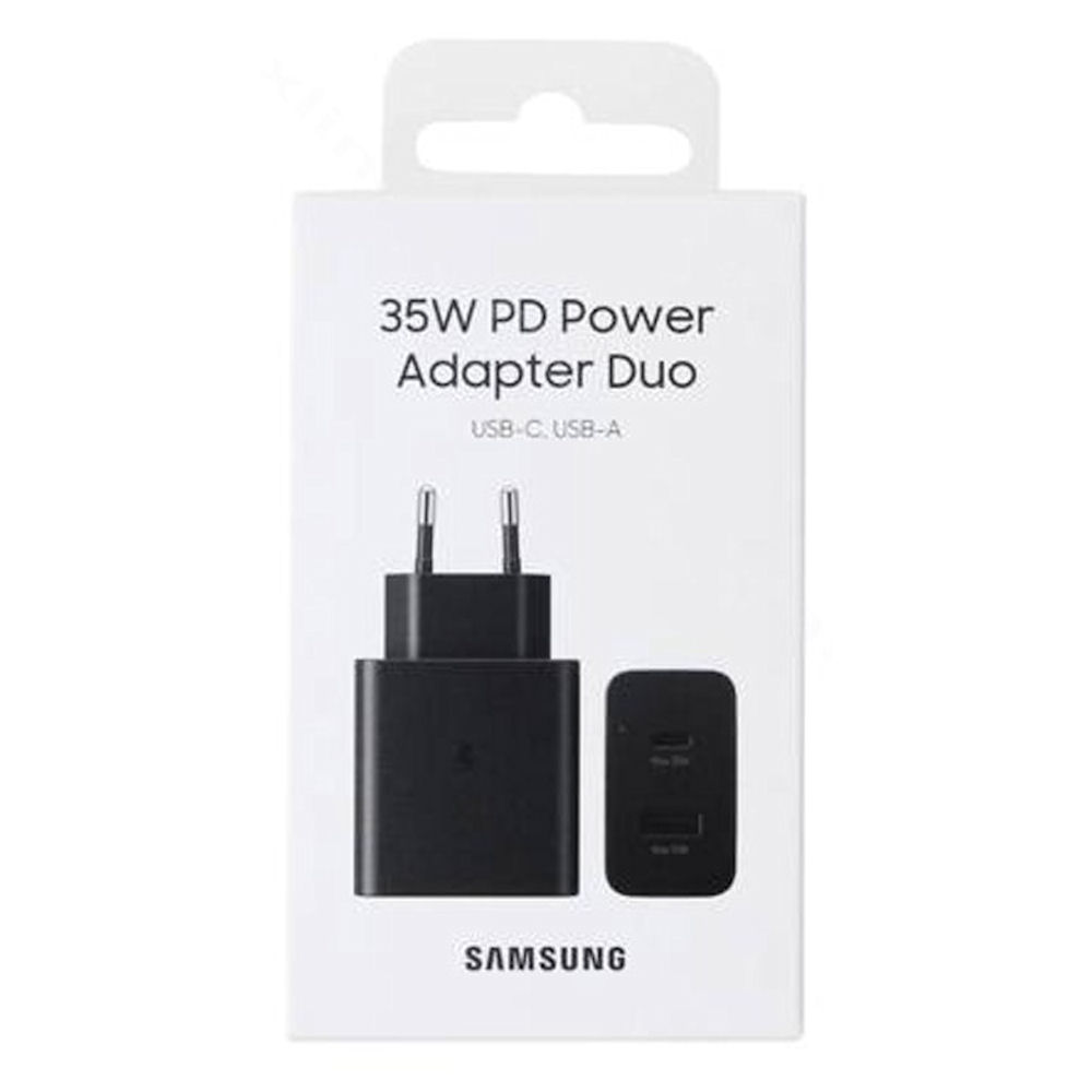 Samsung Ladegerät EP-TA220NBEGEU 35W USB Typ-C / Typ-A schwarz