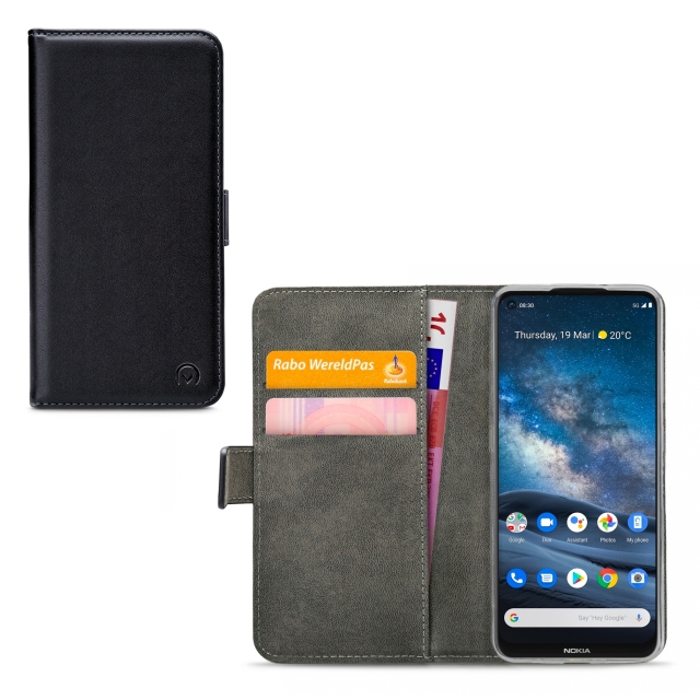 Mobilize Classic Gelly Wallet Book Case Nokia 8.3 5G schwarz
