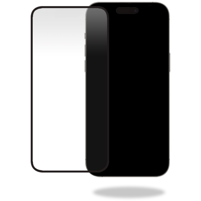 Mobilize Fullscreen Safety tempered Glass Schutzfolie Apple iPhone 15 Pro Max schwarz