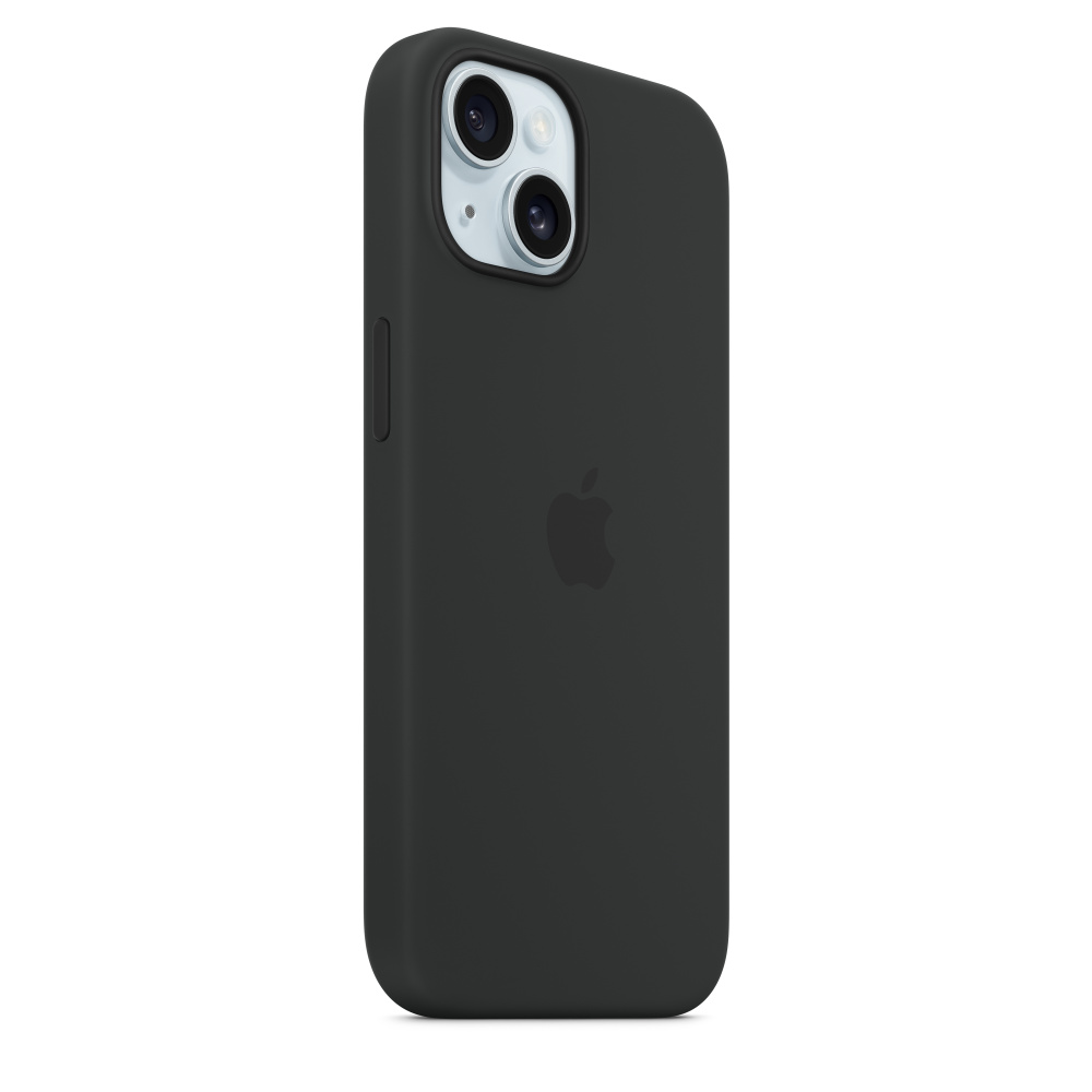 Apple iPhone 15 Plus Silicone Case mit MagSafe MT103ZM/A schwarz