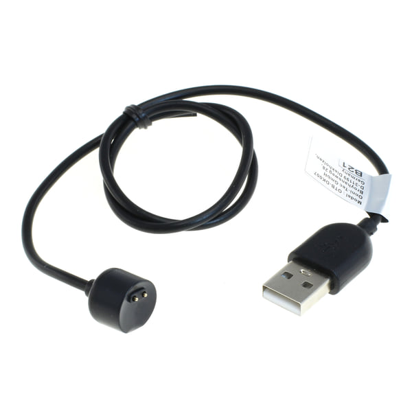 USB Ladekabel kompatibel zu Xiaomi Mi Band 5 / Mi Band 6 schwarz