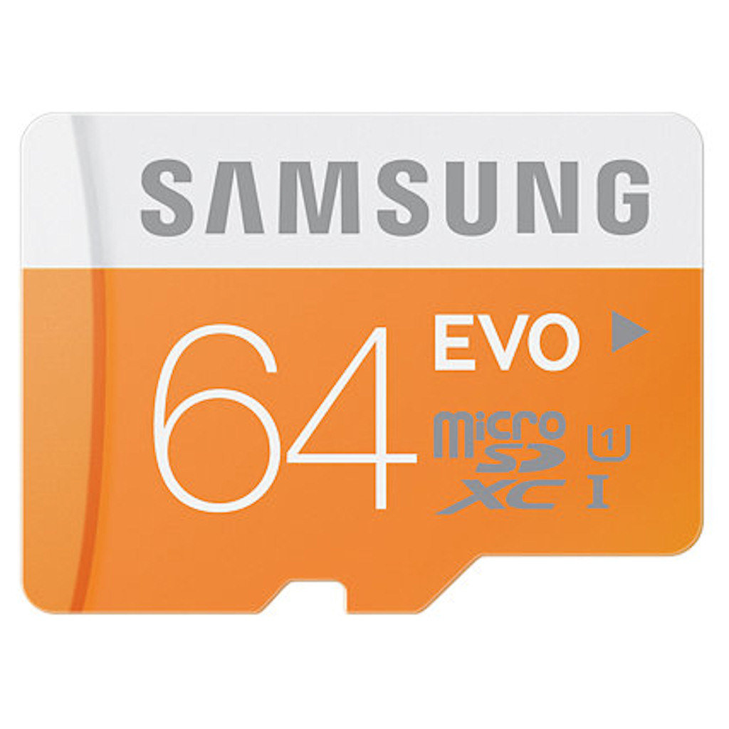 Speicherkarte Samsung EVO Plus MicroSD 64GB SDXC Class 10 mit Adapter
