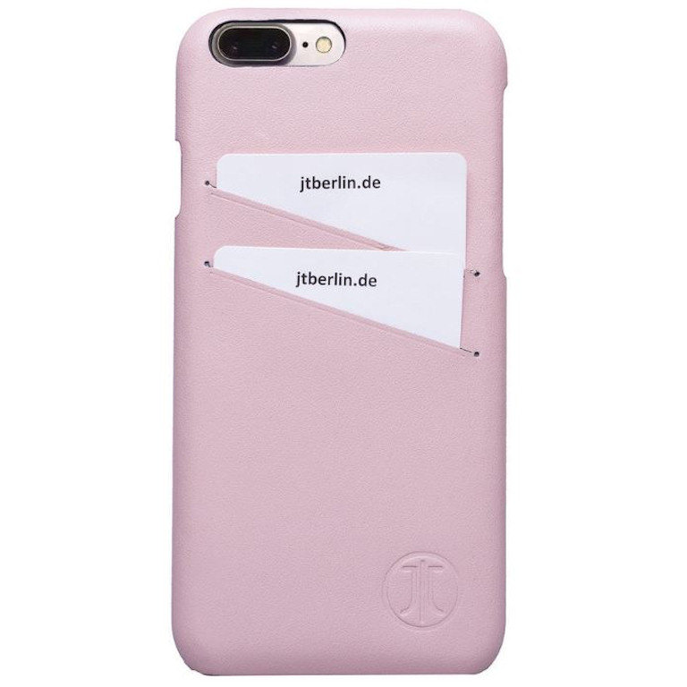 JT Berlin Leather Cover Style für Apple iPhone 7 Plus 8 Plus rose