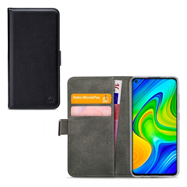 Mobilize Classic Gelly Wallet Book Case Xiaomi Redmi Note 9 schwarz