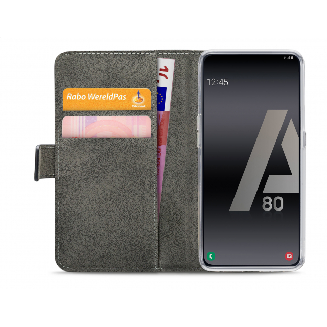 Mobilize Classic Gelly Wallet Book Case Samsung Galaxy A80 A805F schwarz