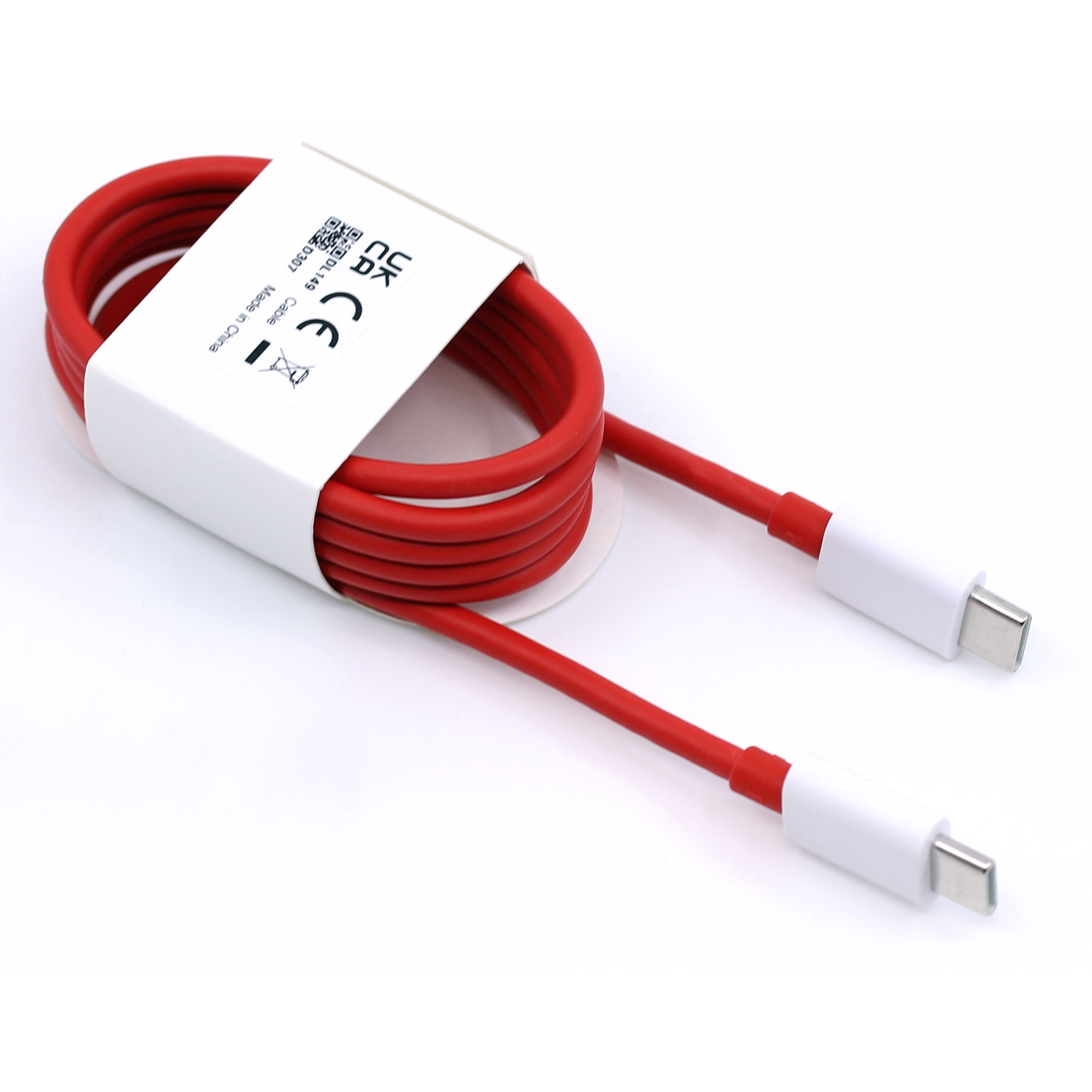 OnePlus Ladegerät 5461100248 80W USB Typ-C SUPERVOOC GaN mit Kabel weiß