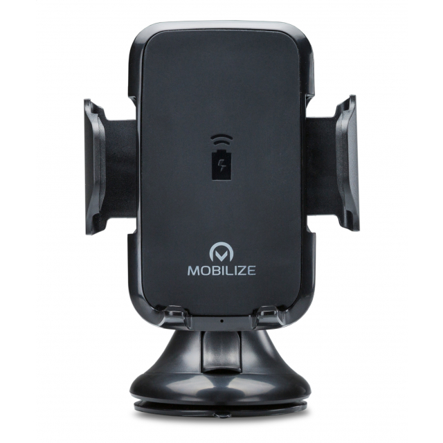 Mobilize Wireless Car Charger/Holder schwarz bis 10cm Gerätebreite