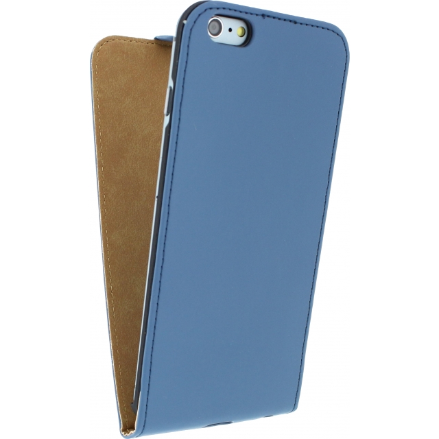 Mobilize Ultra Slim Flip Case Apple iPhone 6 Plus dunkelblau