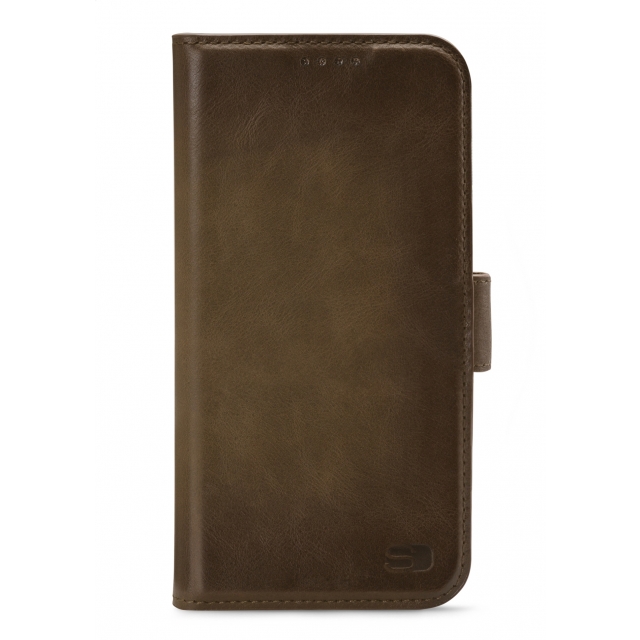 Senza Desire Leather Wallet Apple iPhone 11 Pro Burned Olive