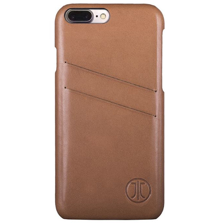 JT Berlin Leather Cover Style für Apple iPhone 7 Plus 8 Plus cognac