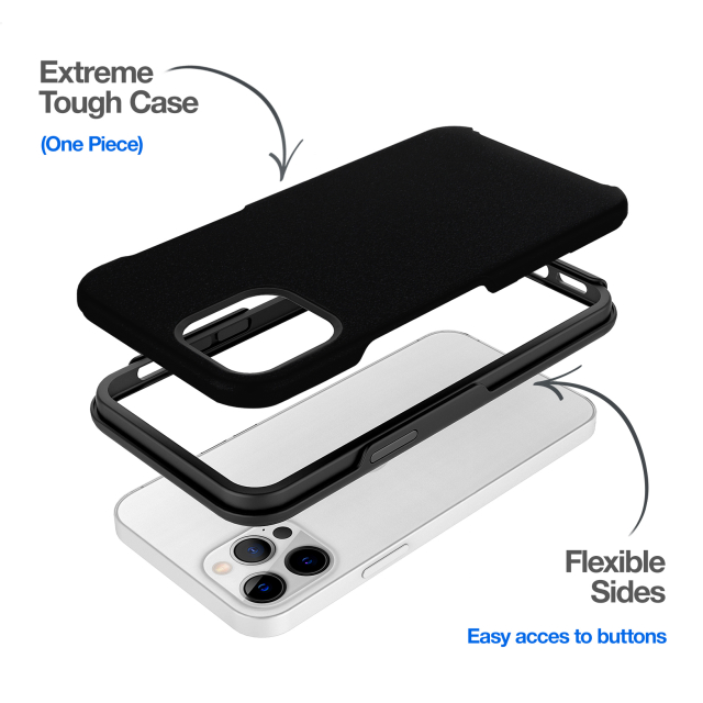 Mobilize Extreme Tough Case Apple iPhone 15 Pro schwarz